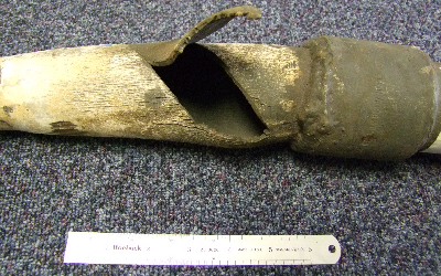 Ruptured Drain Tube for Failure Analysis