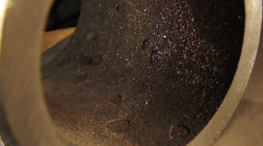 Radiant Coil Tube - Inner surface of tube section